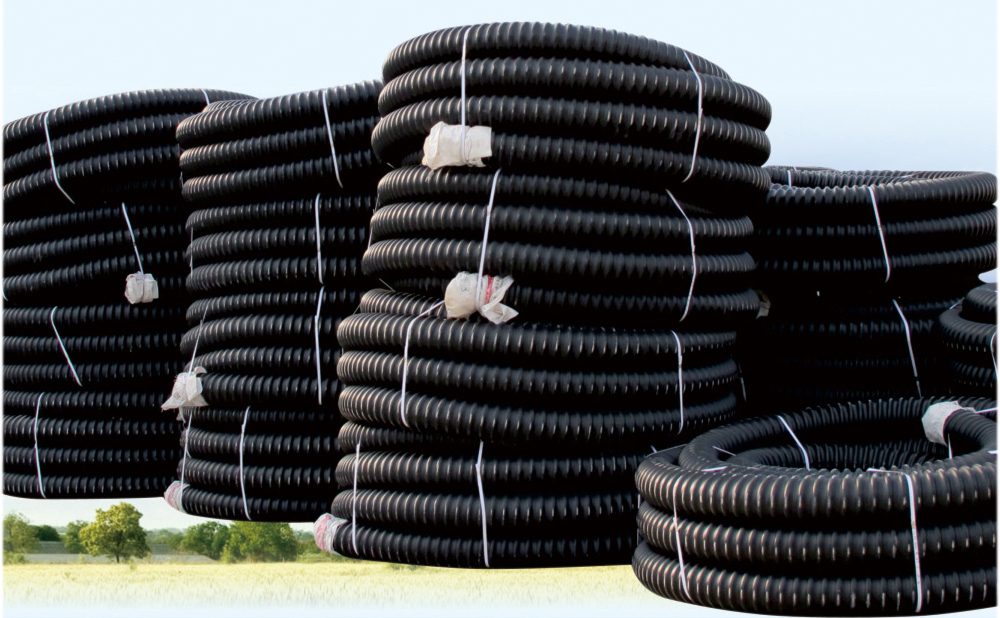 [樱桃视频牌]HDPE碳素（sù）螺旋波紋管